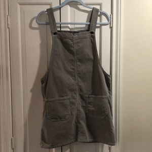 Gray overall dress (straps can be adjusted)